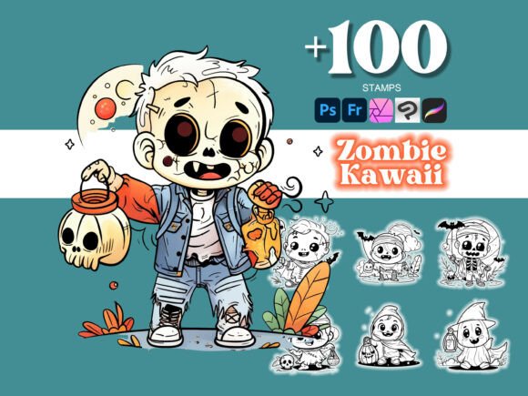 100 Zombie Halloween Photoshop: Spookify Your Designs