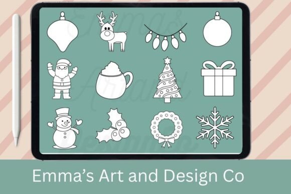 Christmas Magic Procreate Brush Set