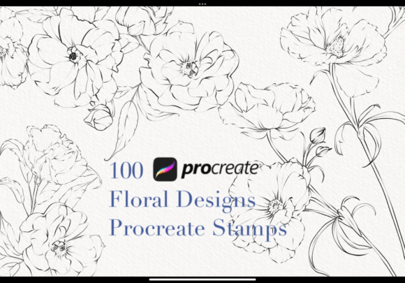 Exploring the Artistry of Procreate Flower Stamp Brushes with Anemones