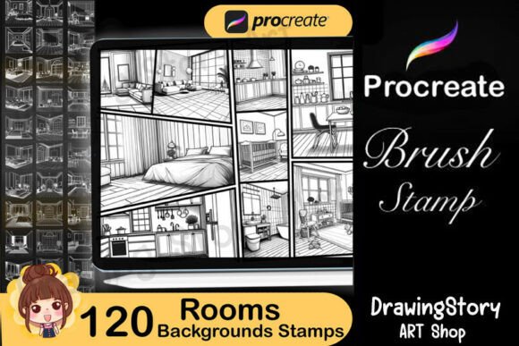 Unlocking Creativity with 120 Procreate Room Stamps Backgrounds: A Complete Guide